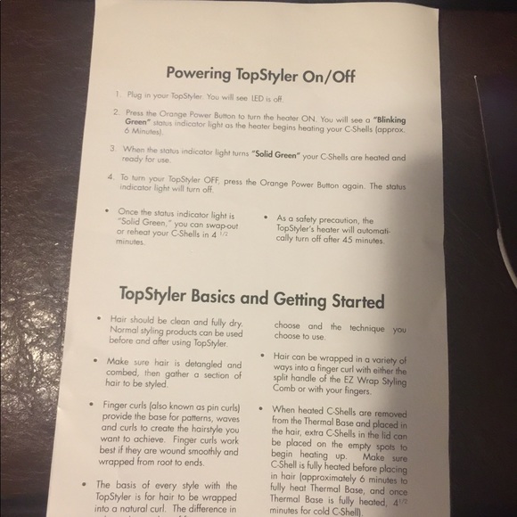 TOPSTYLER ceramic curling shells - Picture 8 of 8